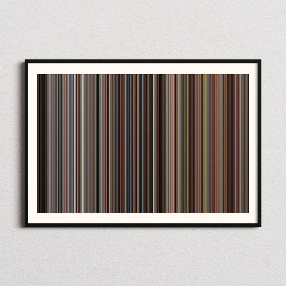 Kramer vs. Kramer Movie Barcode Poster - Barcode Only