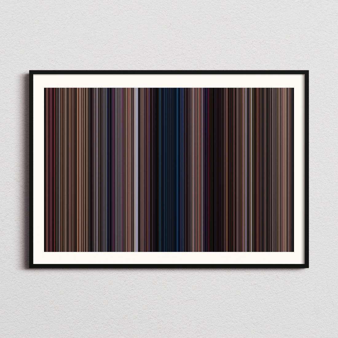 Kung Fu Hustle Movie Barcode Poster - Barcode Only