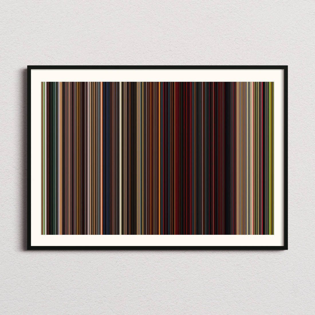 Kung Fu Panda 2 Movie Barcode Poster - Barcode Only