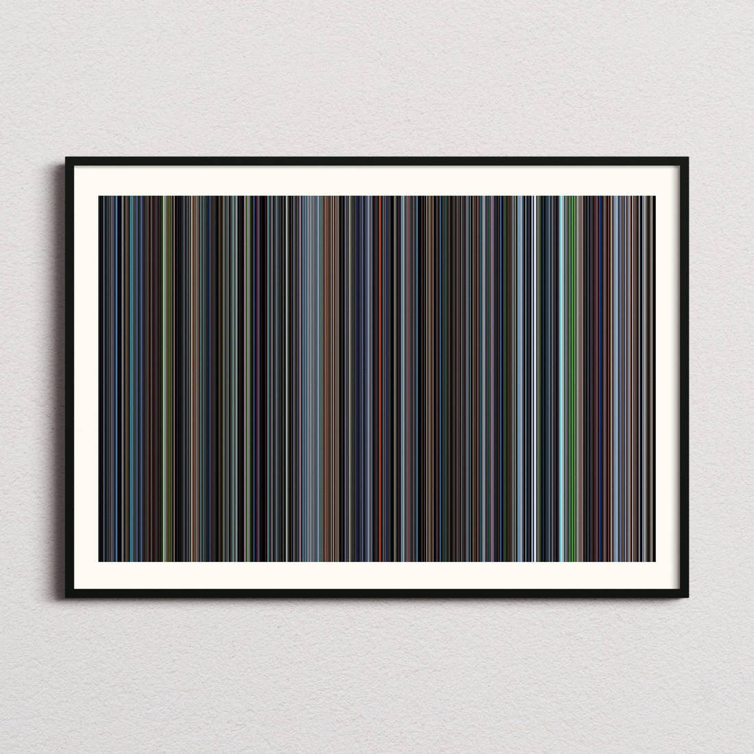 La Corrispondenza Movie Barcode Poster - Barcode Only