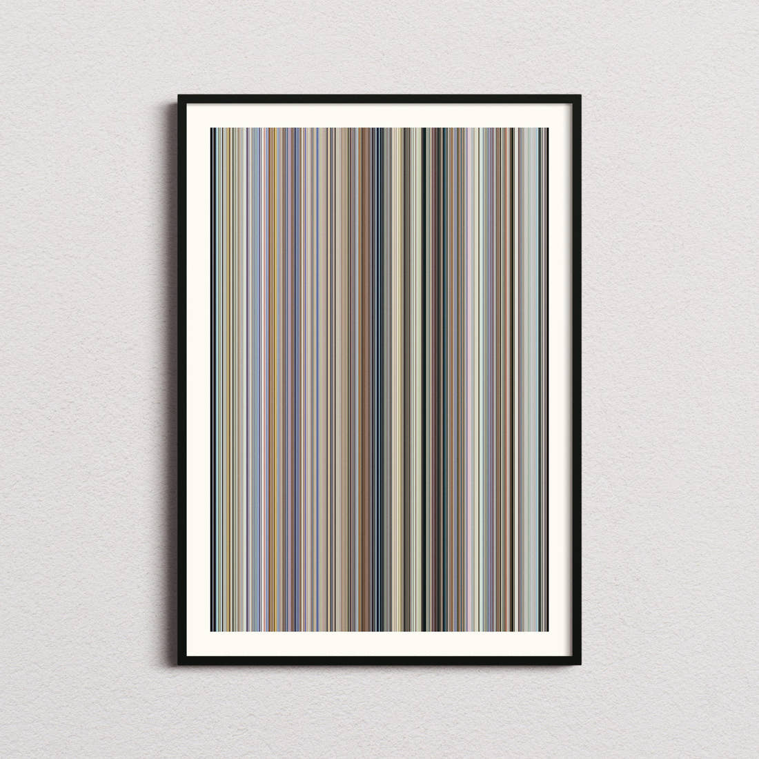 La Planète Sauvage Movie Barcode Poster - Barcode Only