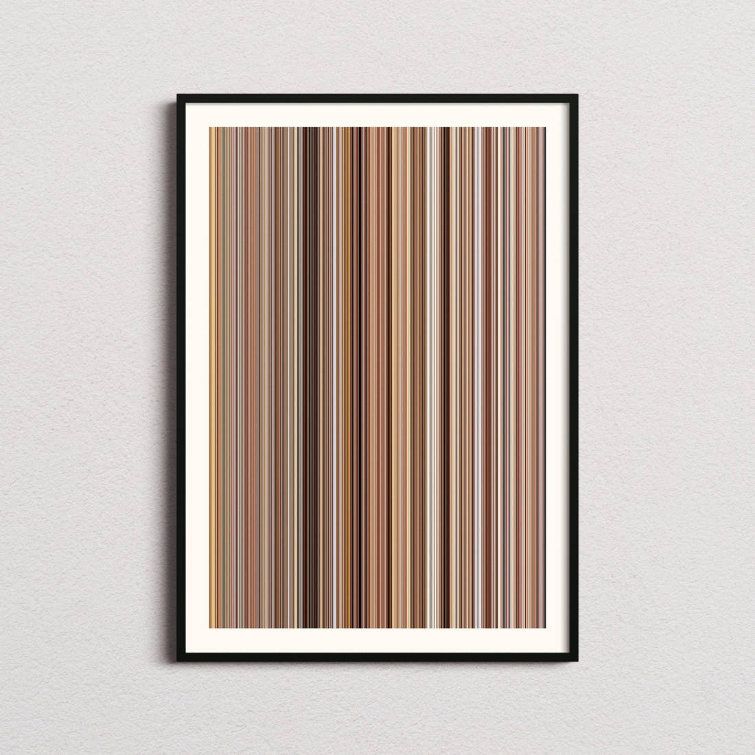 Lagaan Movie Barcode Poster - Barcode Only