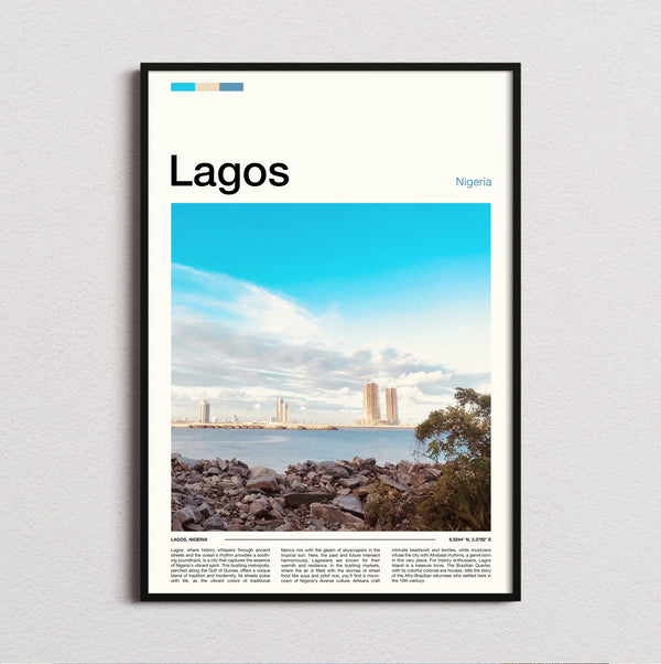 Lagos - Rocky Shoreline - Travel Print