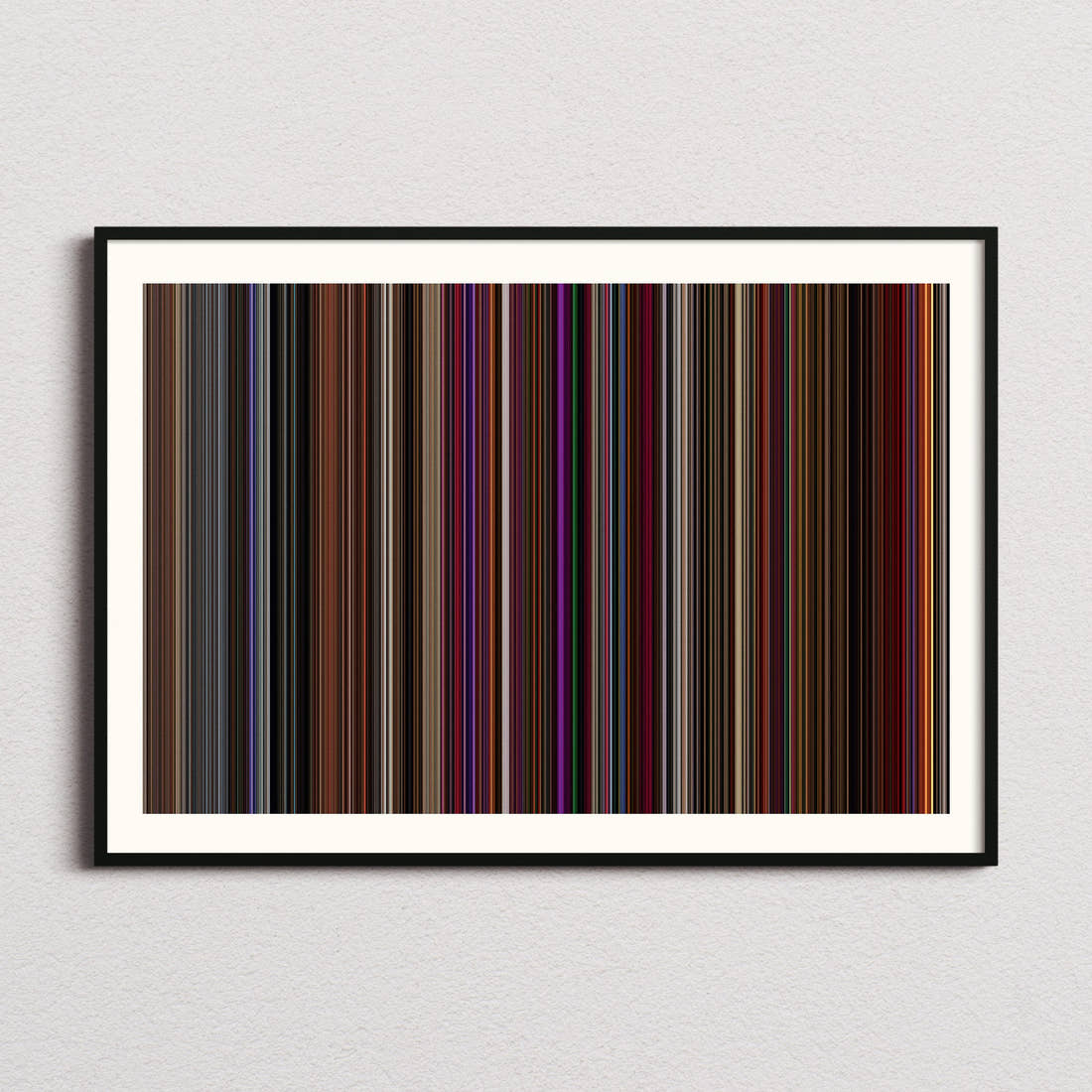 Last Night in Soho Movie Barcode Poster - Barcode Only