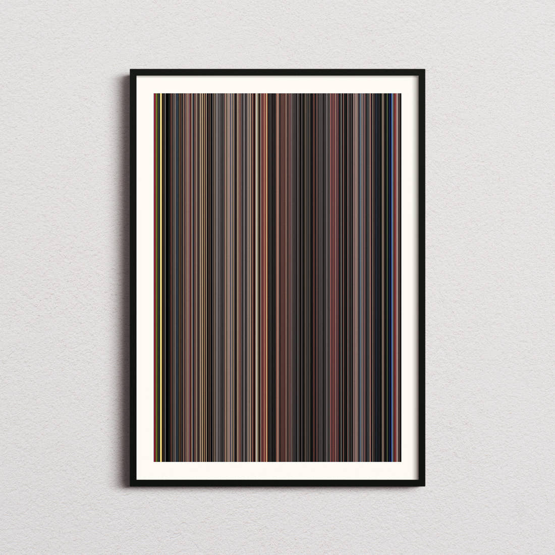 Late Night with the Devil Movie Barcode Poster - Barcode Only