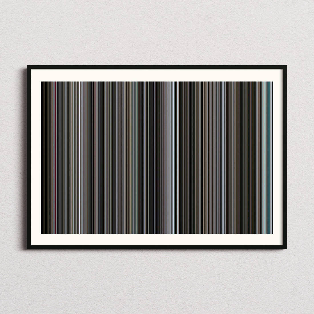 Let the Right One In Movie Barcode Poster - Barcode Only
