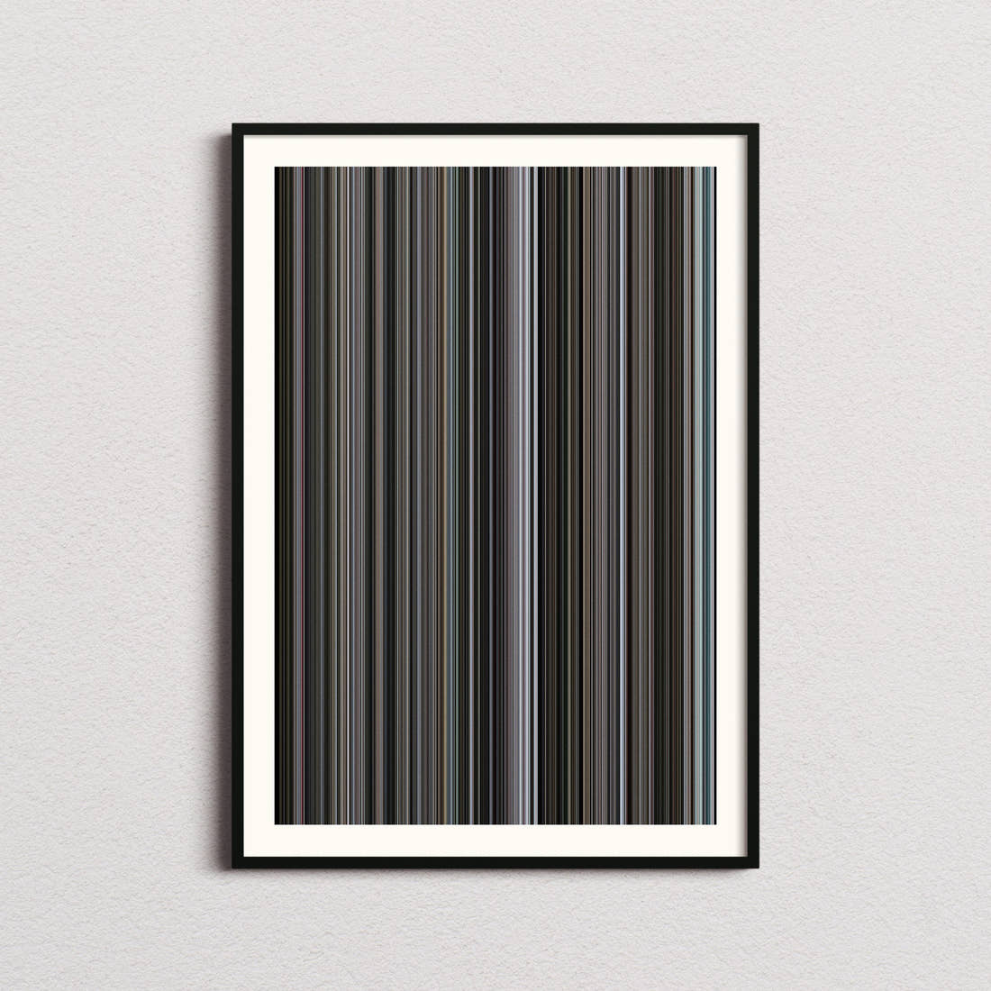 Let the Right One In Movie Barcode Poster - Barcode Only