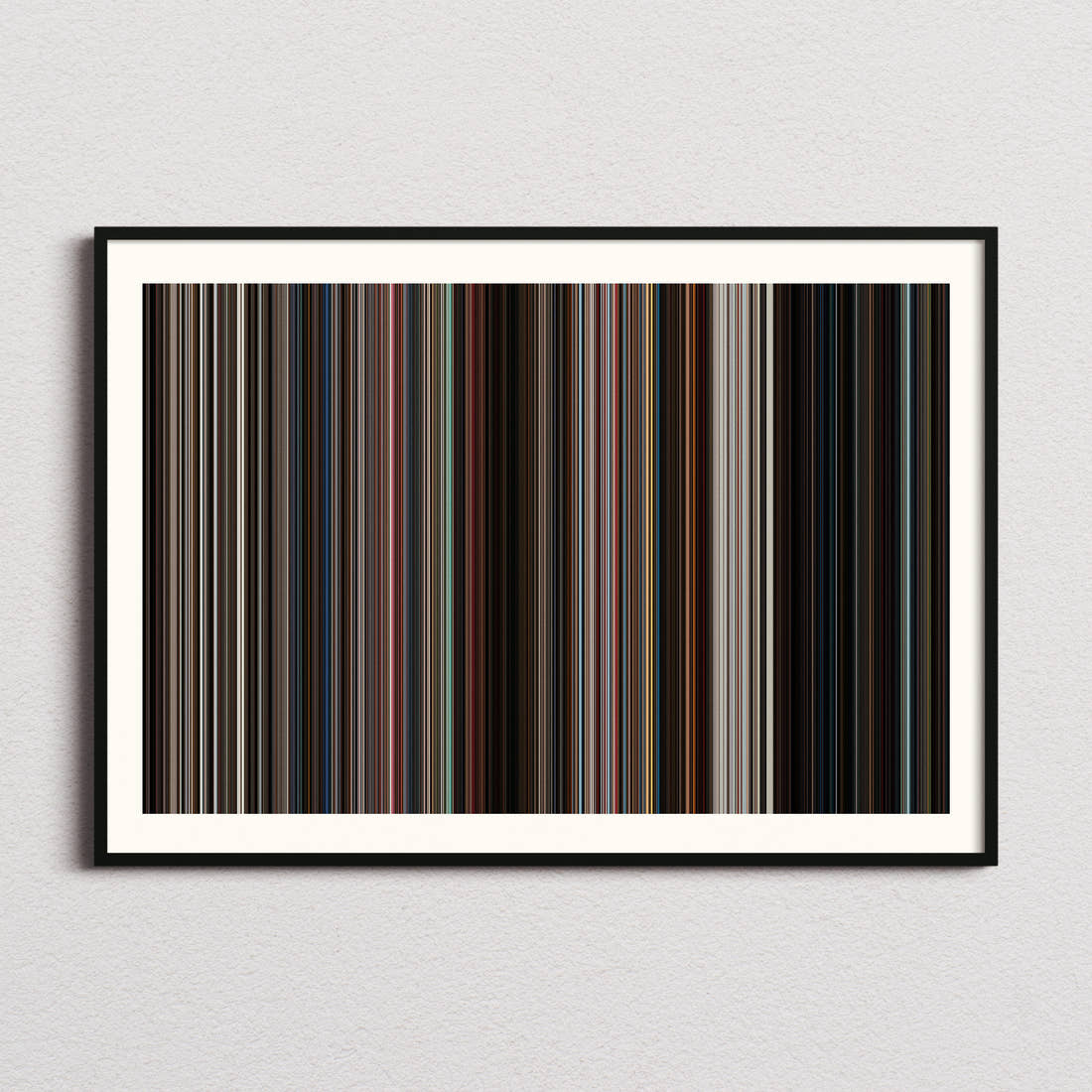 Lethal Weapon Movie Barcode Poster - Barcode Only