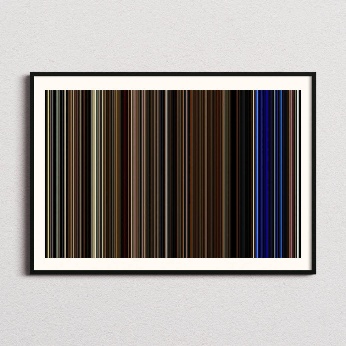 Lights Out Movie Barcode Poster - Barcode Only