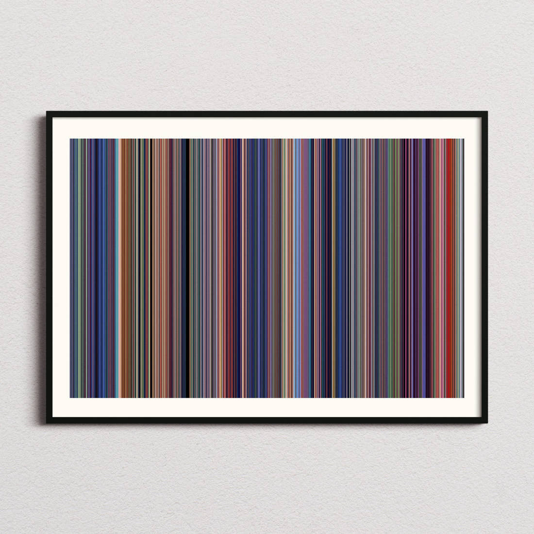 Lilo & Stitch Movie Barcode Poster - Barcode Only