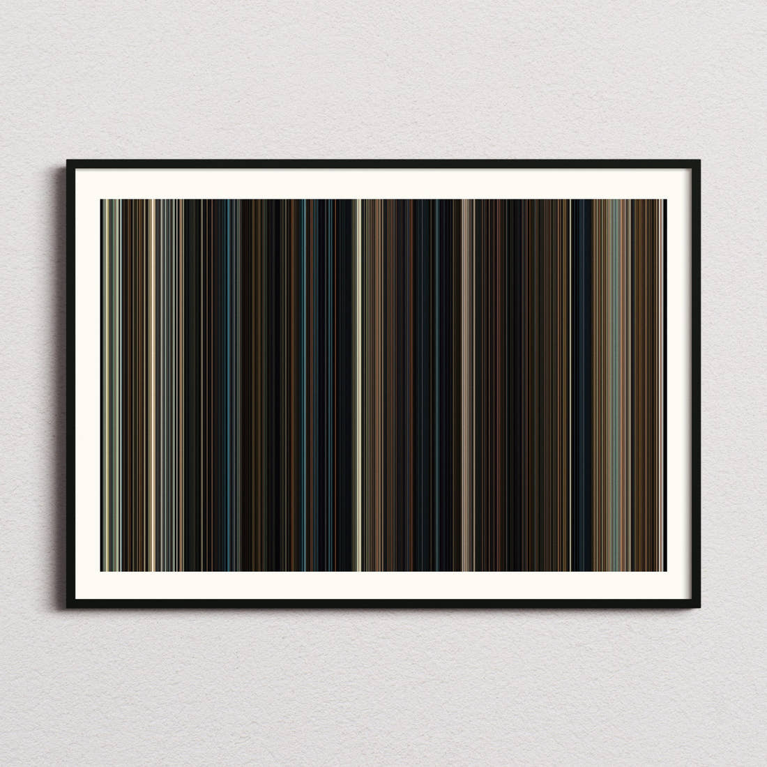 Lion Movie Barcode Poster - Barcode Only
