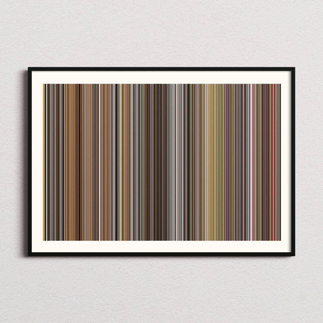 Little Miss Sunshine Movie Barcode Poster - Barcode Only