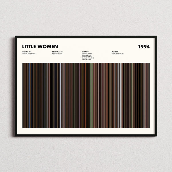 Little Women Movie Barcode Poster
