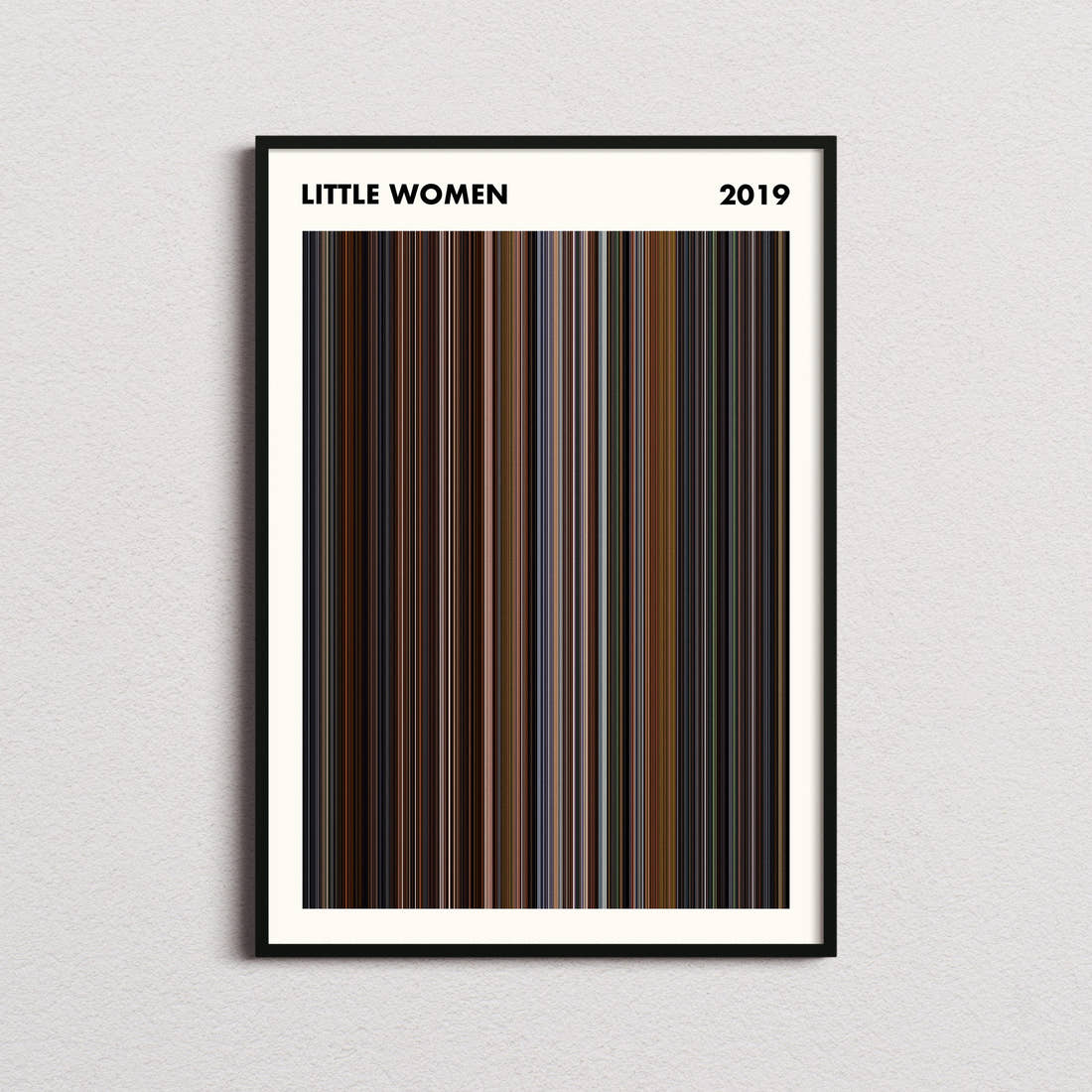 Little Women Movie Barcode Poster - Simplified