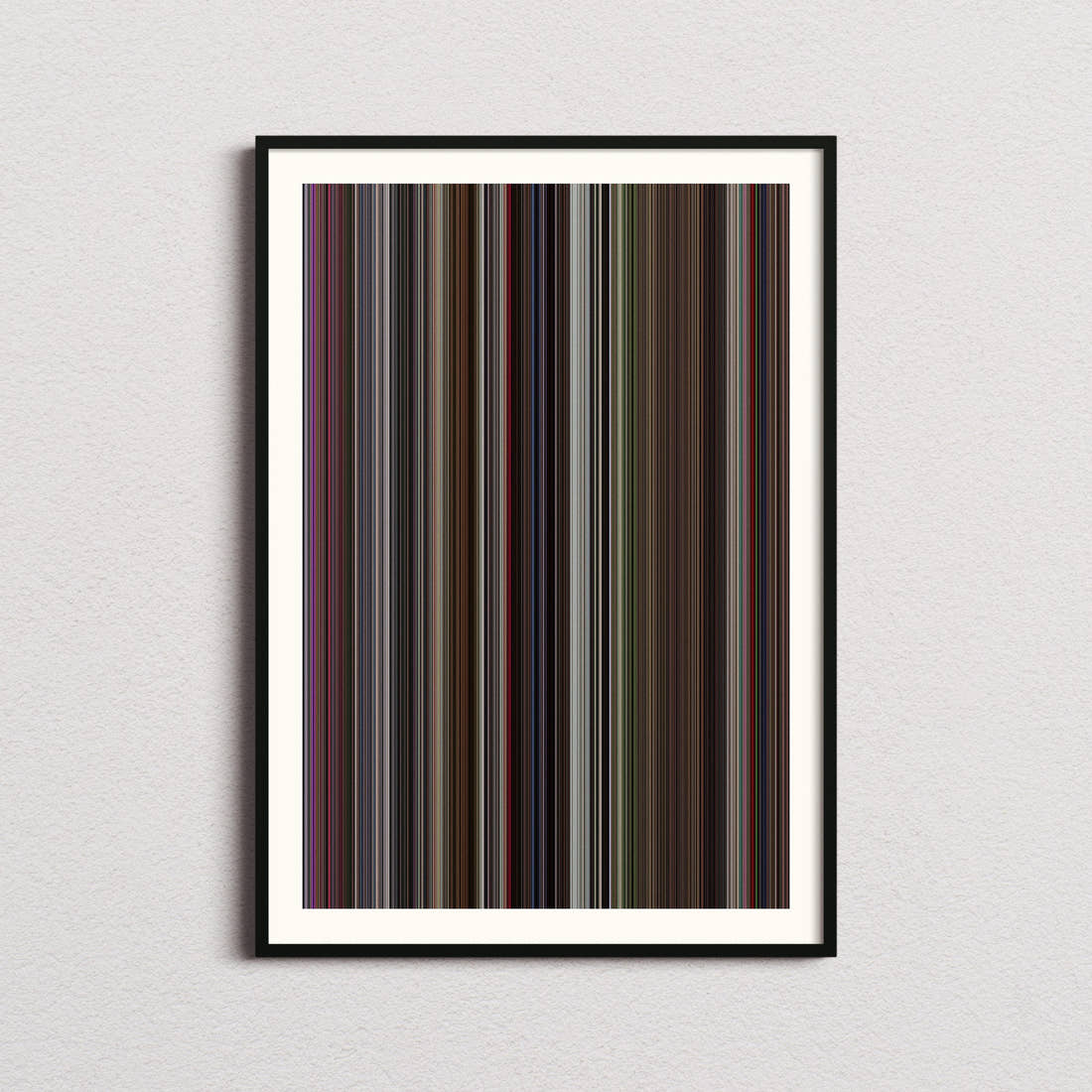 Logan's Run Movie Barcode Poster - Barcode Only