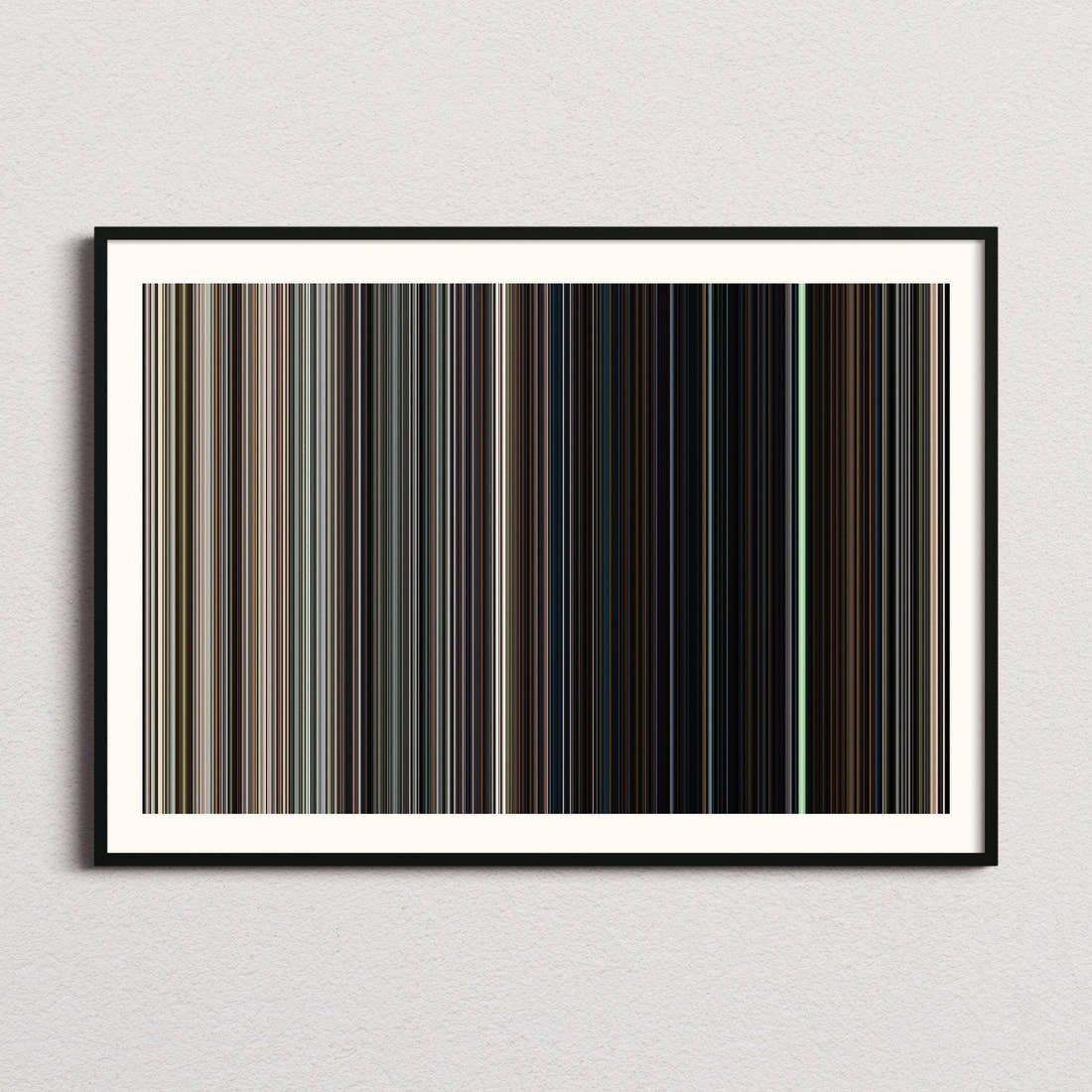 London Has Fallen Movie Barcode Poster - Barcode Only