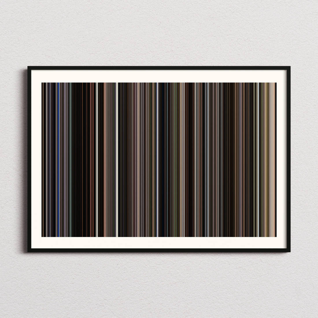 Looper Movie Barcode Poster - Barcode Only