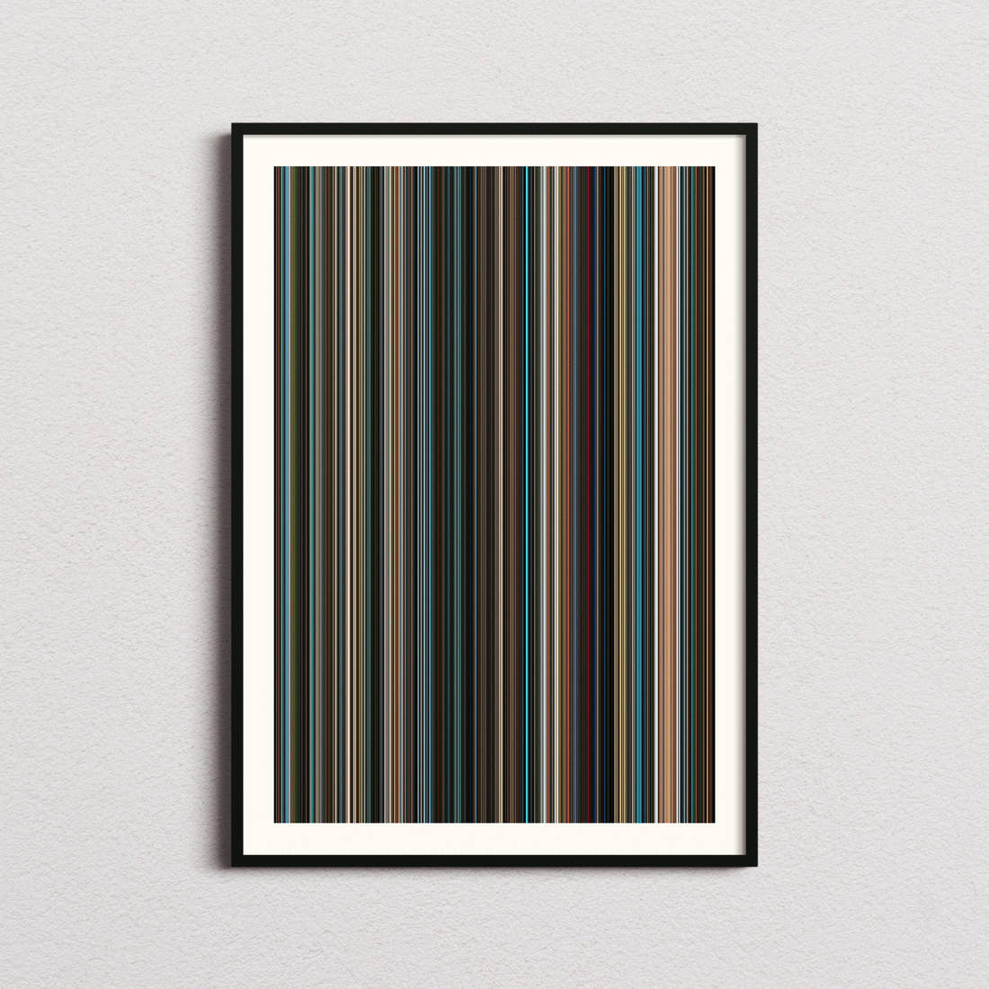 Lord of War Movie Barcode Poster - Barcode Only