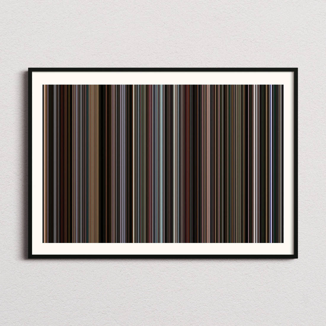 Lost Highway Movie Barcode Poster - Barcode Only