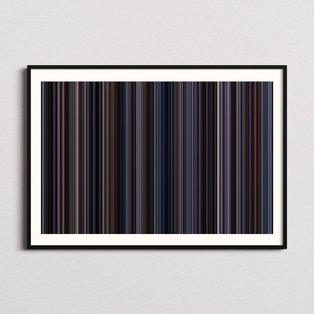 Lost in Translation Movie Barcode Poster - Barcode Only