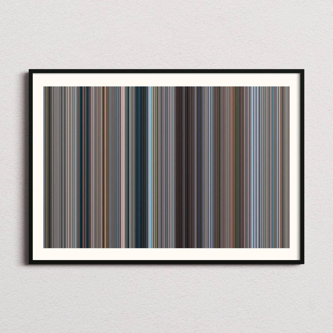 Love Is a Many-Splendored Thing Movie Barcode Poster - Barcode Only