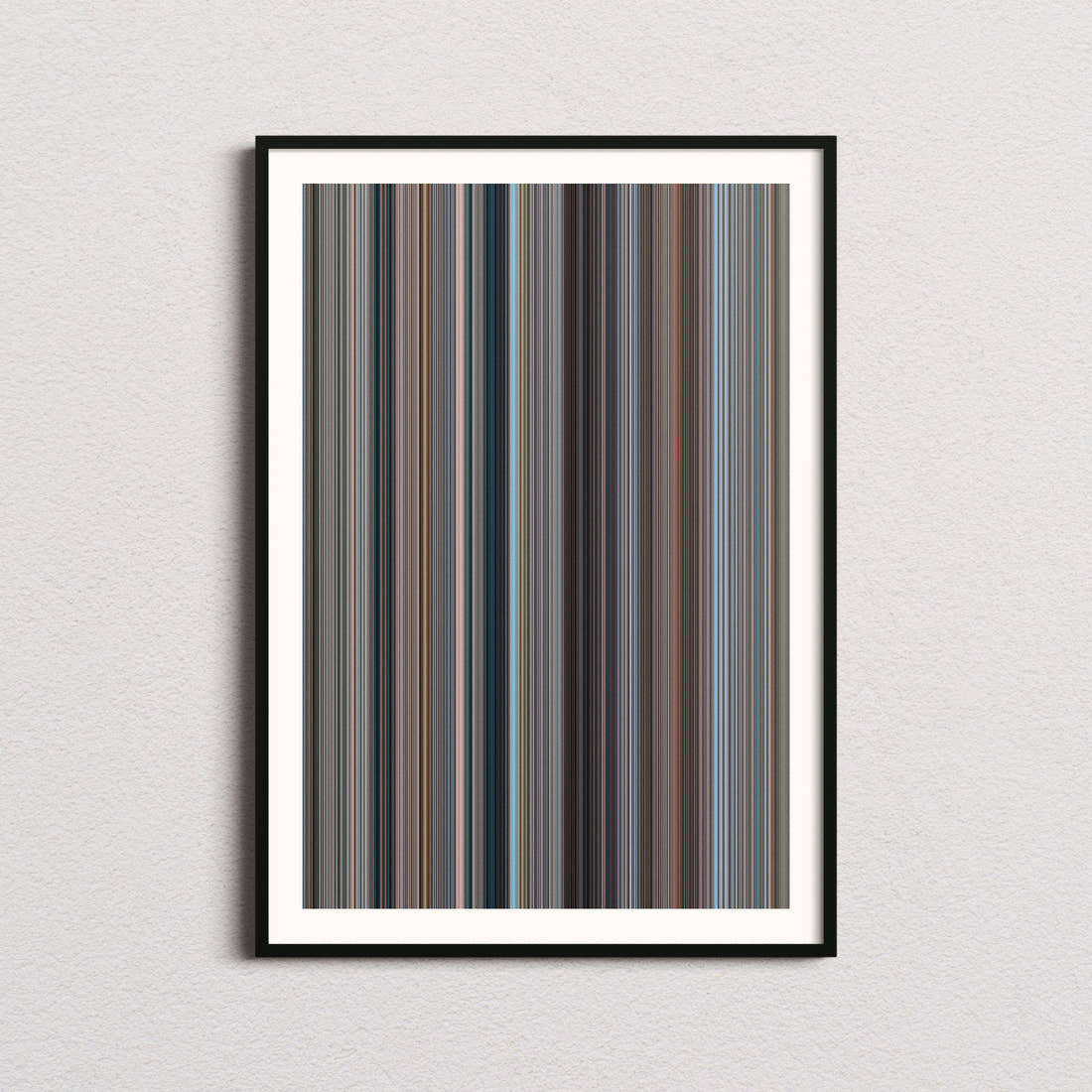 Love Is a Many-Splendored Thing Movie Barcode Poster - Barcode Only