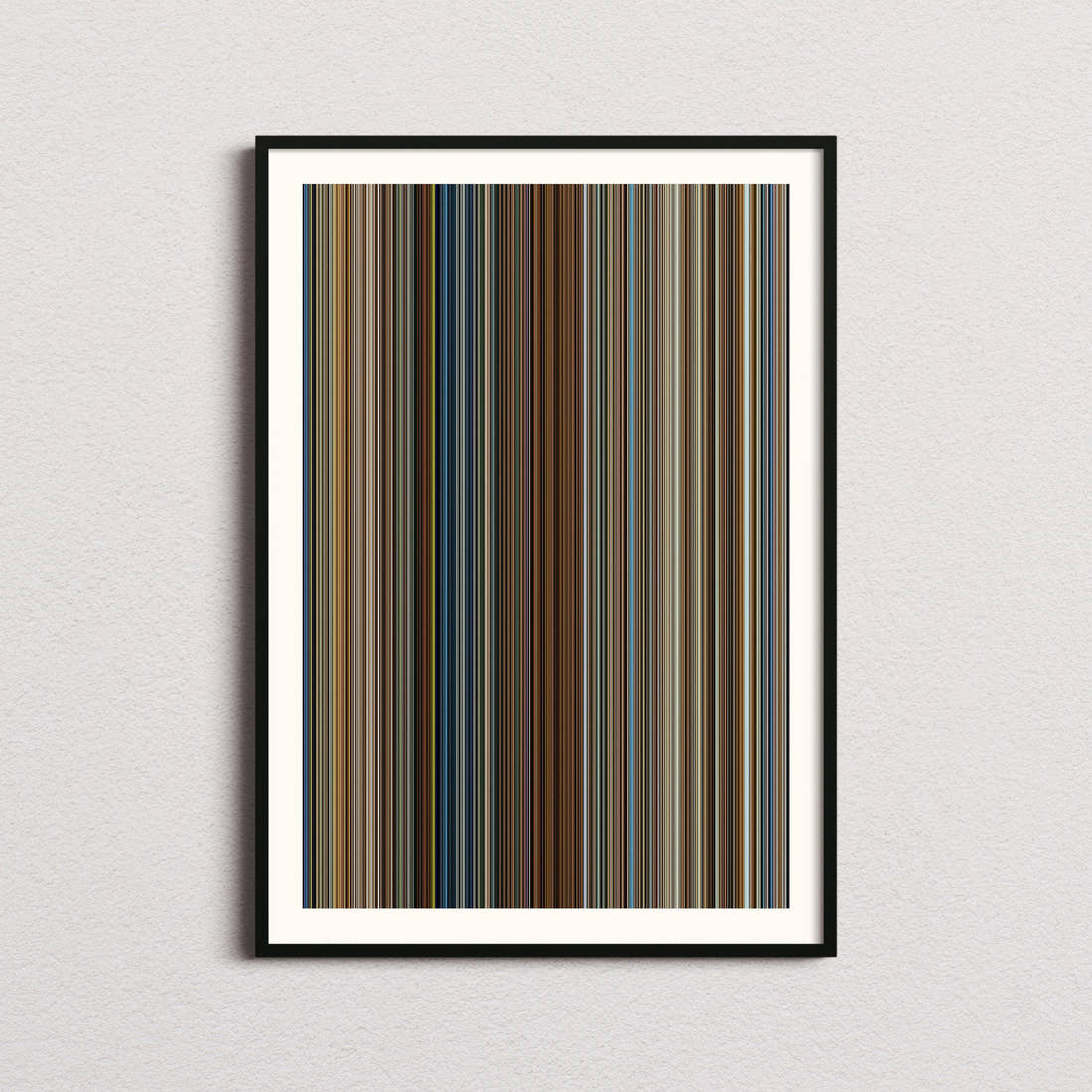 Lucy Movie Barcode Poster - Barcode Only