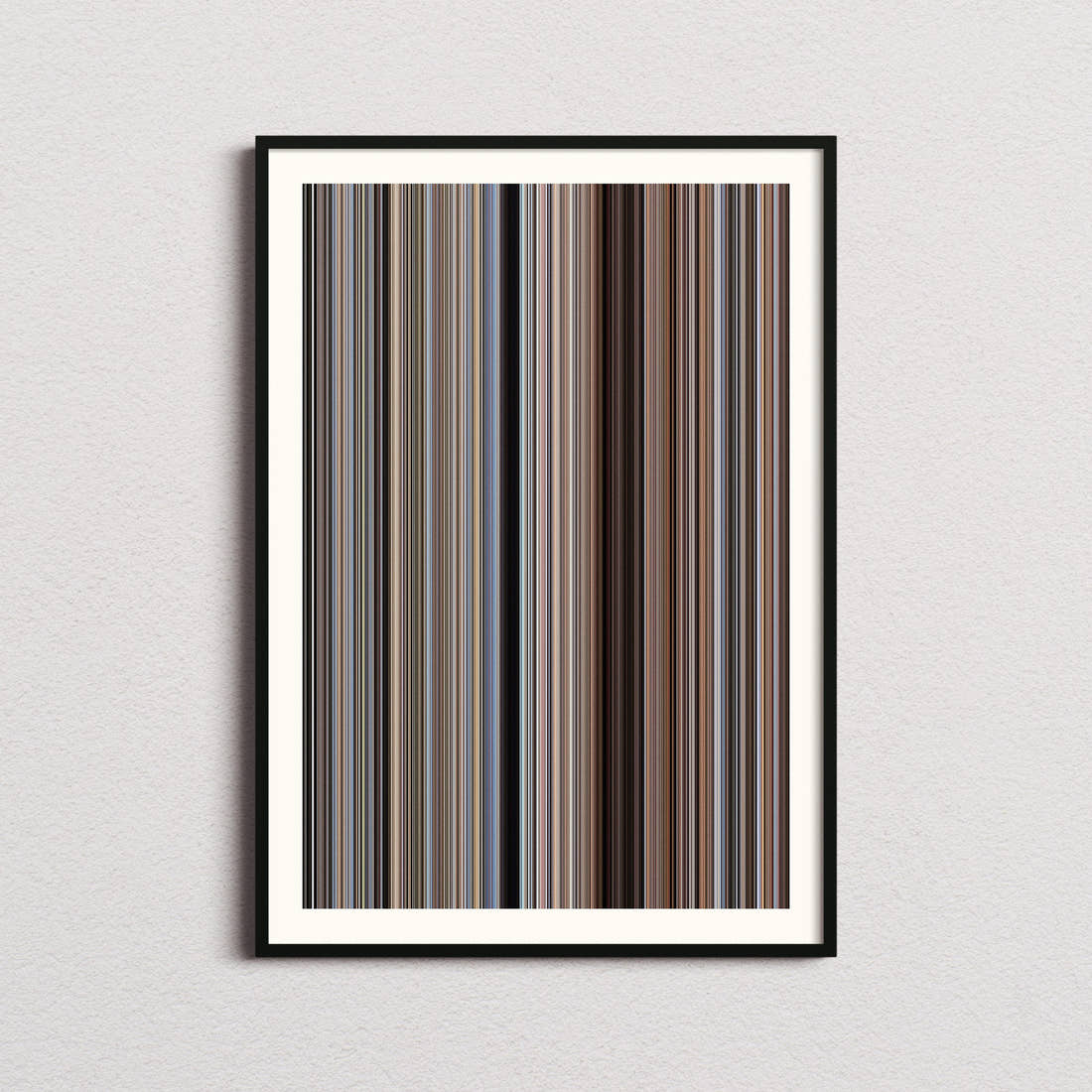 Mad Max 2 Movie Barcode Poster - Barcode Only