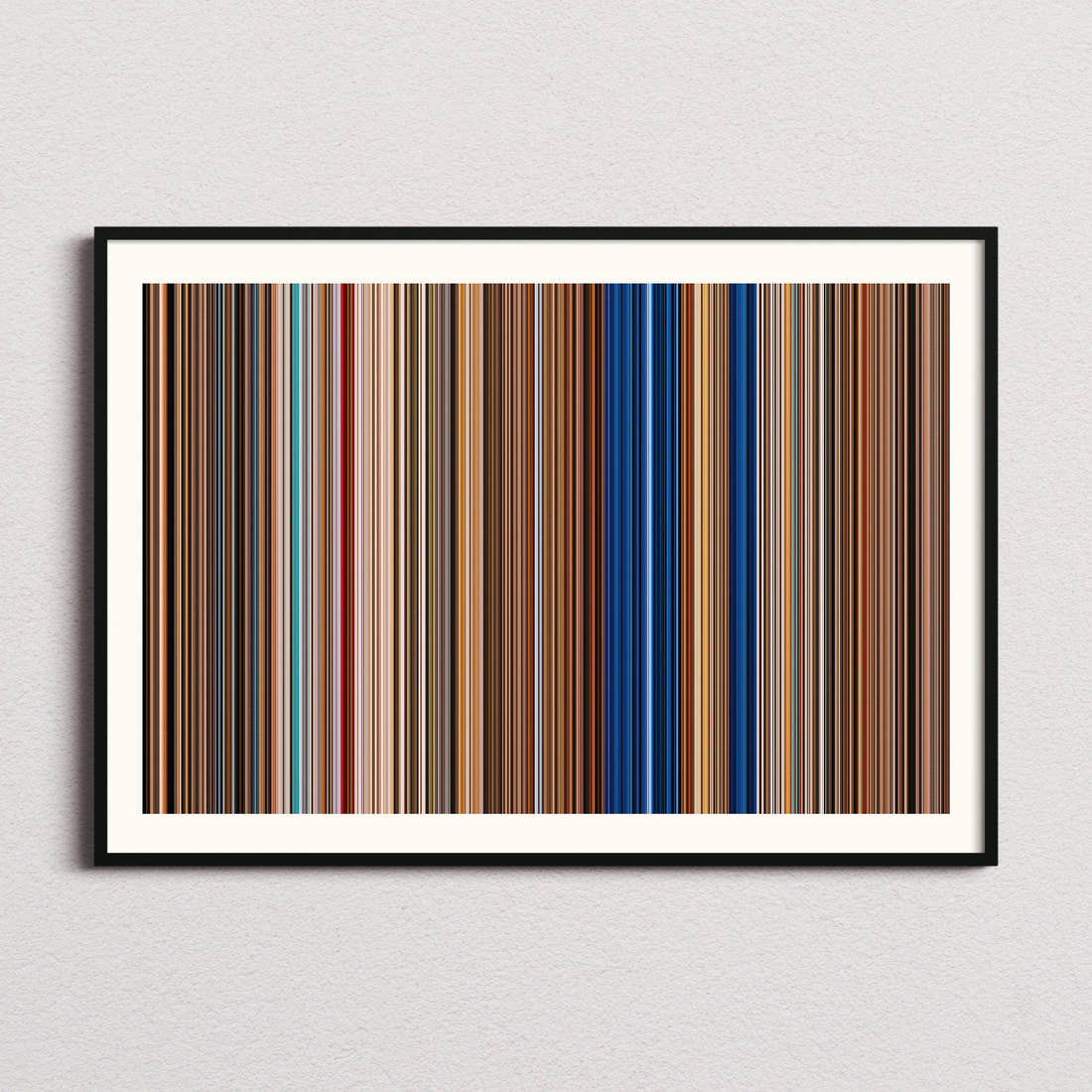 Mad Max: Fury Road Movie Barcode Poster - Barcode Only