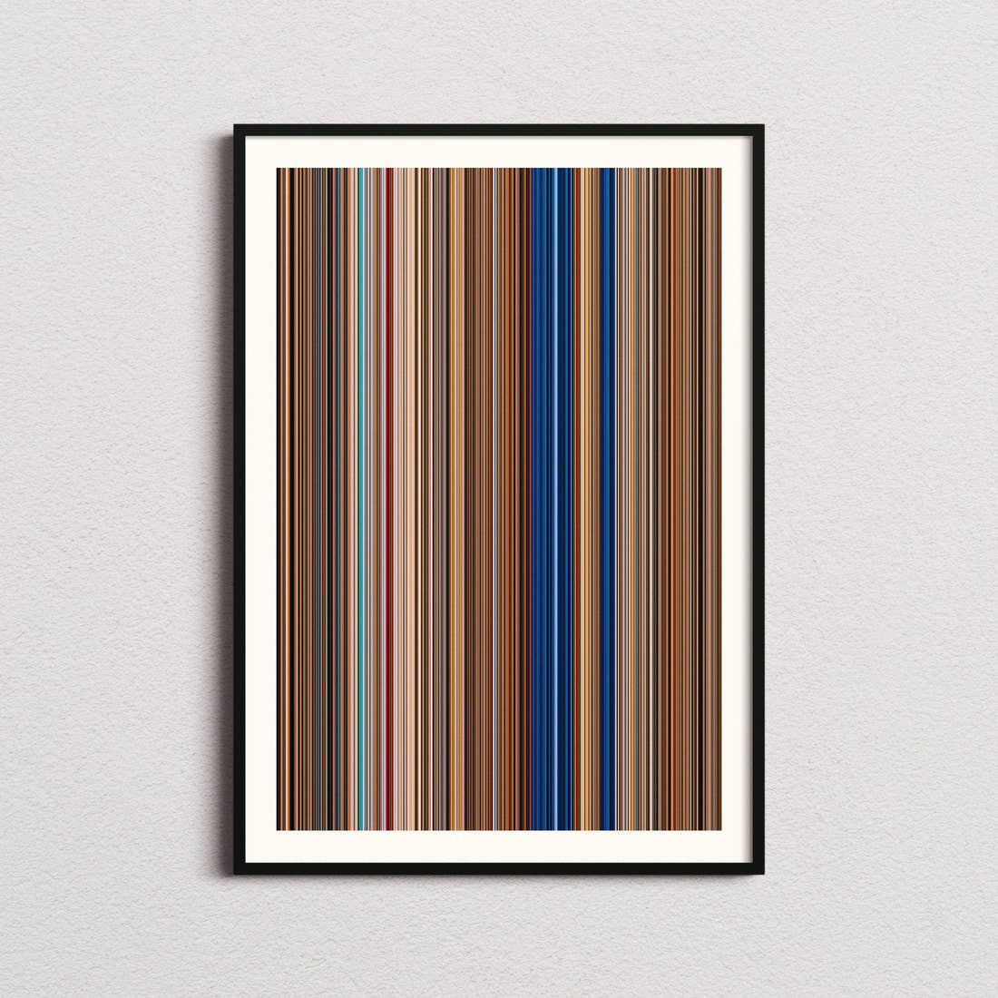Mad Max: Fury Road Movie Barcode Poster - Barcode Only