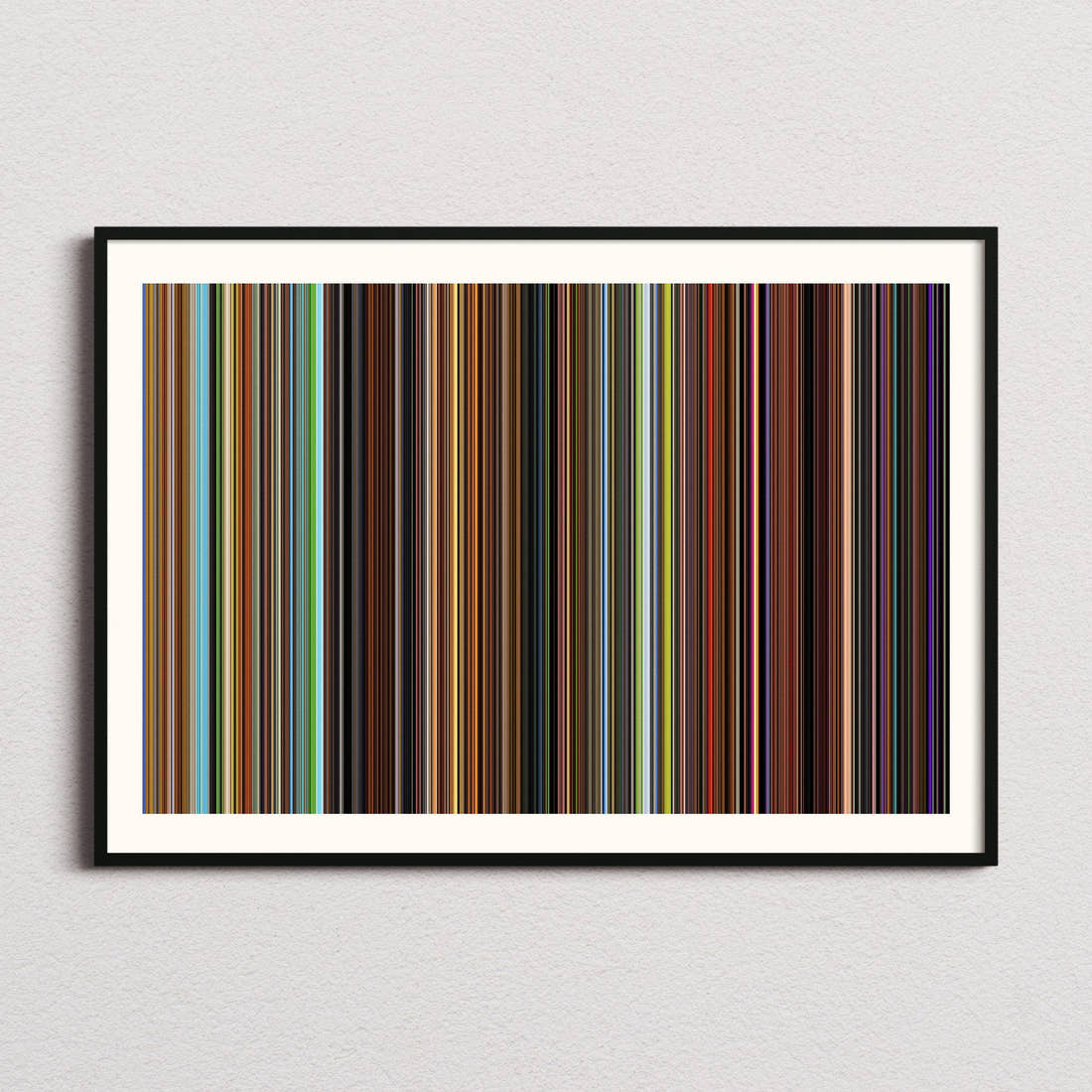 Madagascar 3: Europe's Most Wanted Movie Barcode Poster - Barcode Only