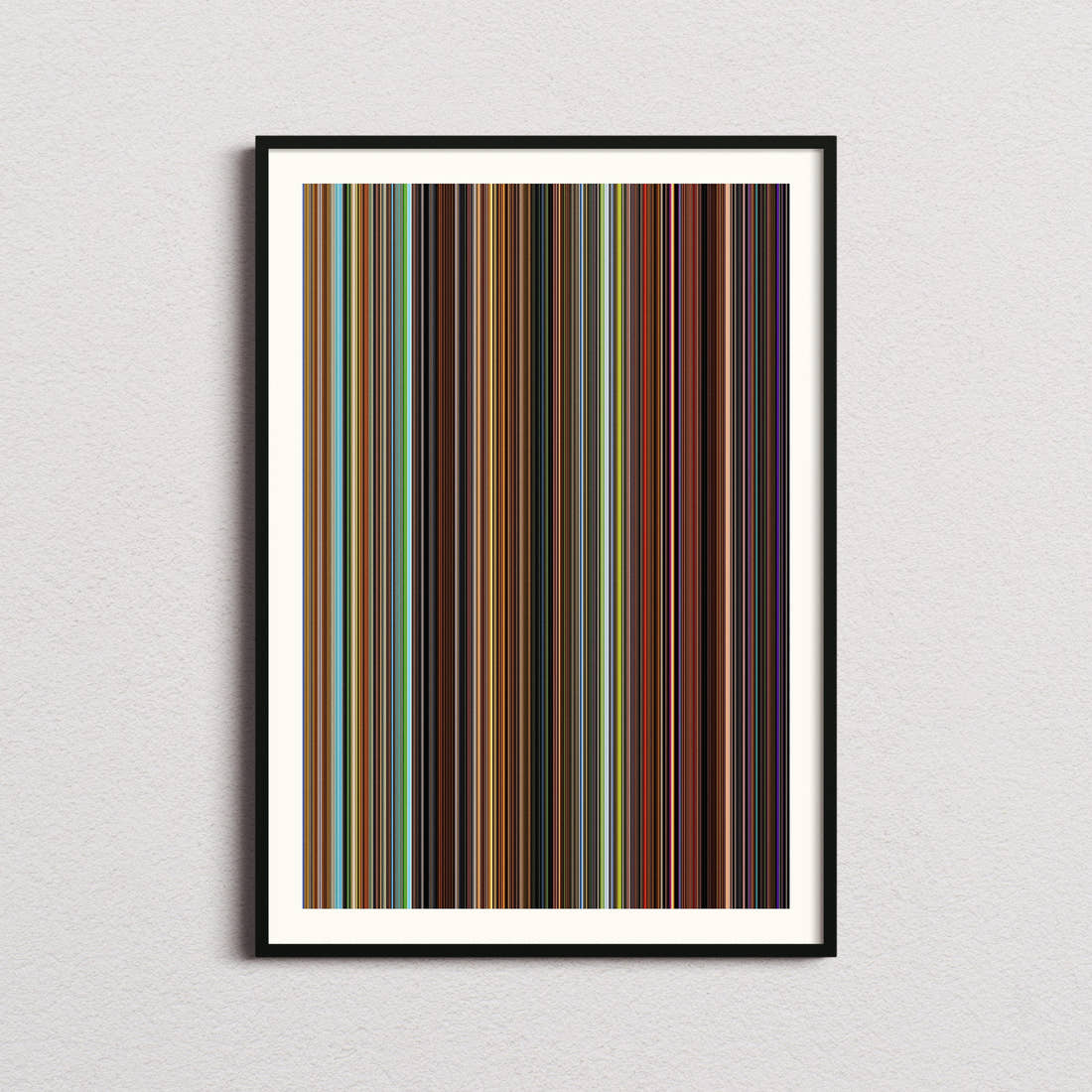 Madagascar 3: Europe's Most Wanted Movie Barcode Poster - Barcode Only
