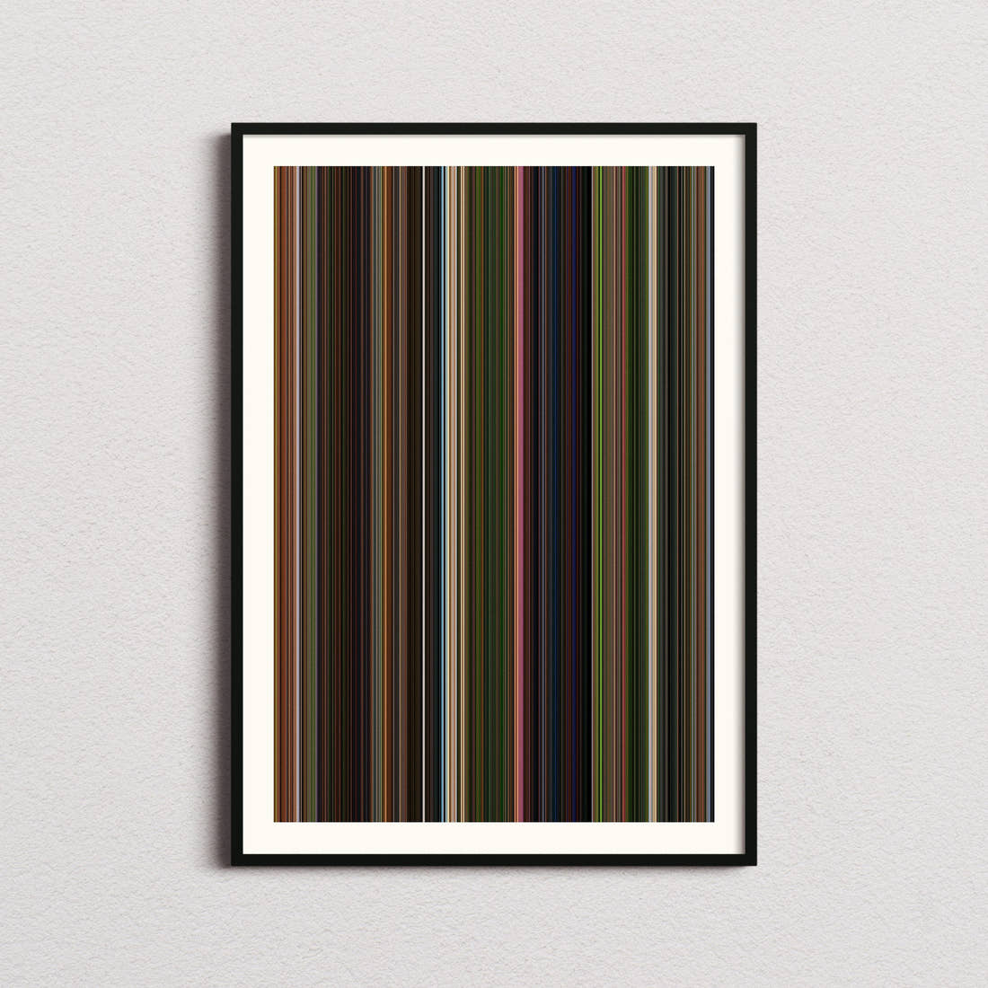 Madagascar Movie Barcode Poster - Barcode Only