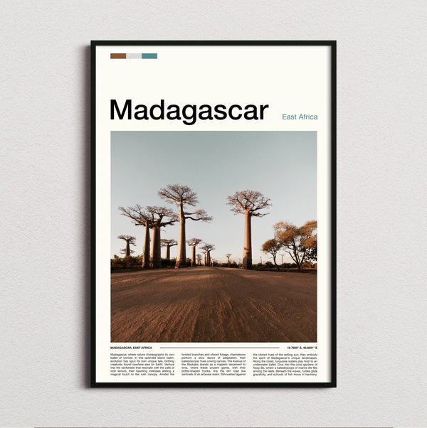 Madagascar - Avenue Of The Baobabs - Travel Print