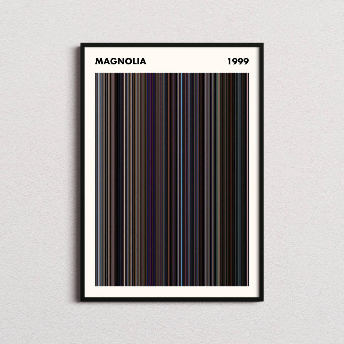 Magnolia Movie Barcode Poster - Simplified