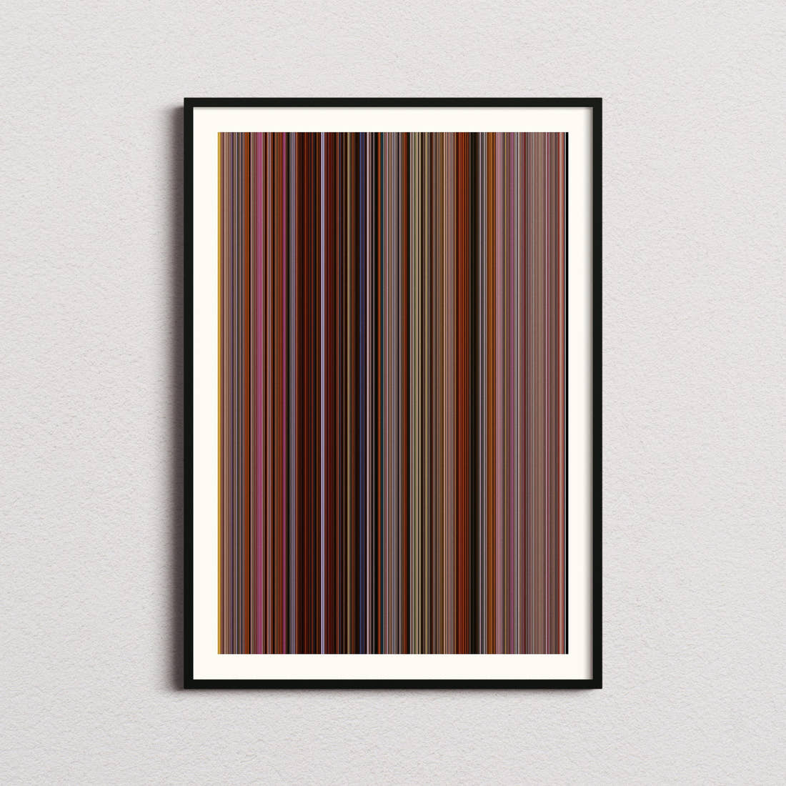 Maharaja Movie Barcode Poster - Barcode Only