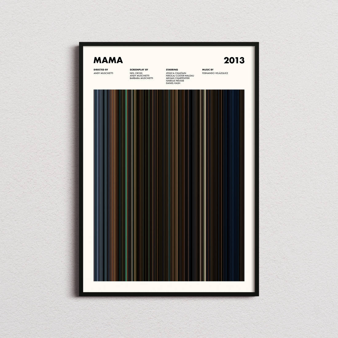 Mama Movie Barcode Poster