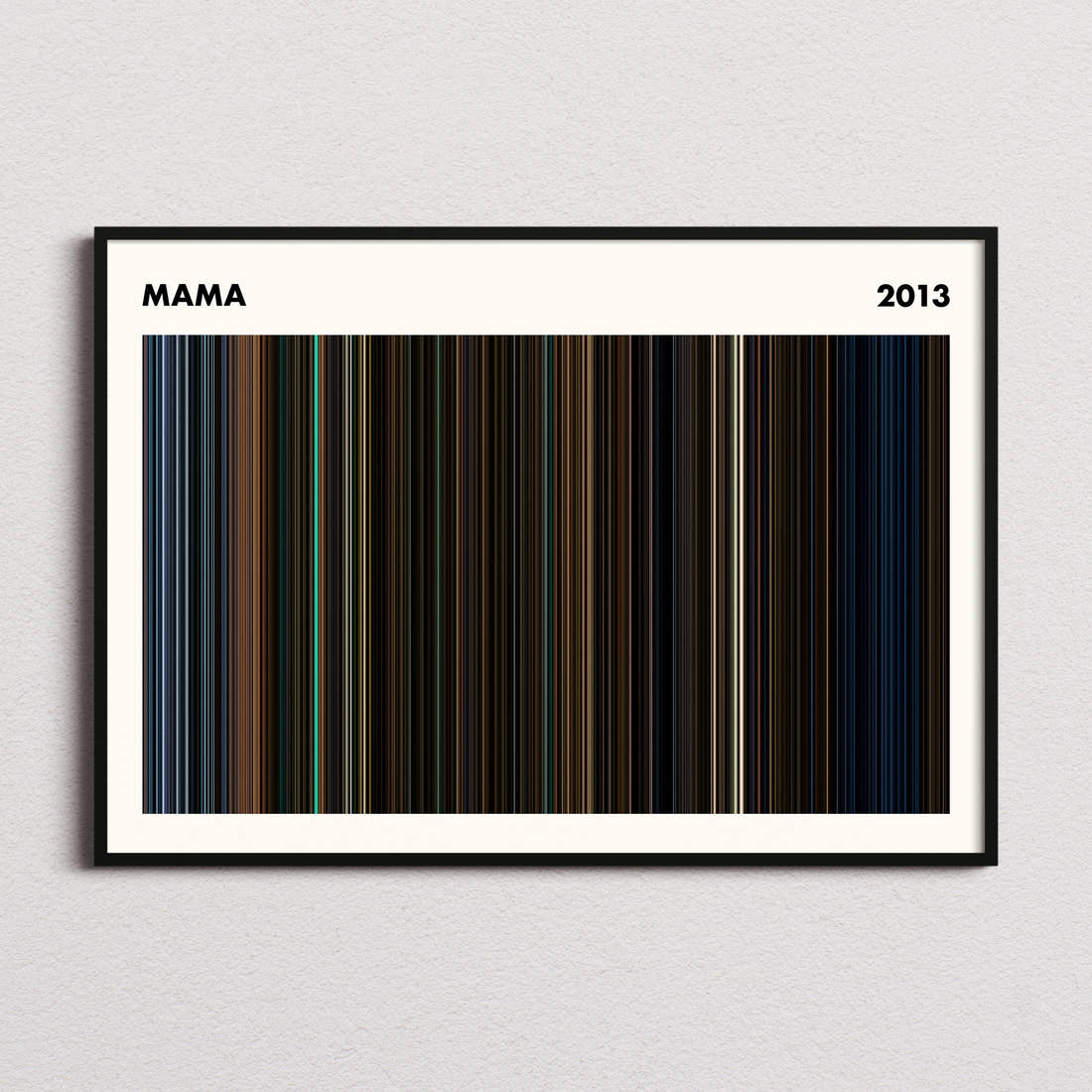 Mama Movie Barcode Poster - Simplified