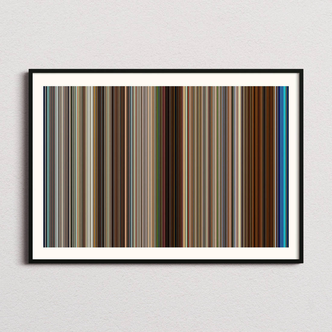 Mamma Mia! Movie Barcode Poster - Barcode Only
