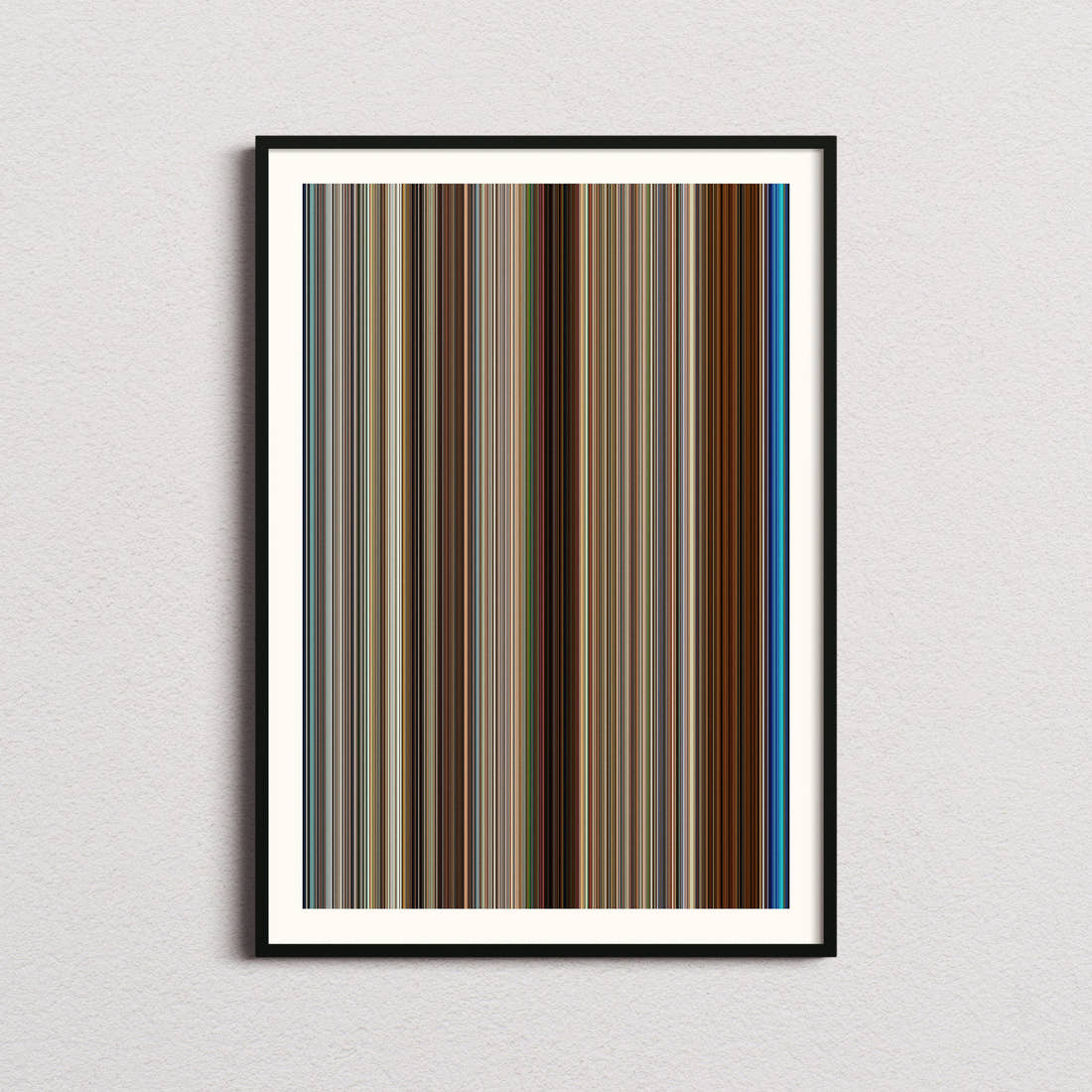 Mamma Mia! Movie Barcode Poster - Barcode Only