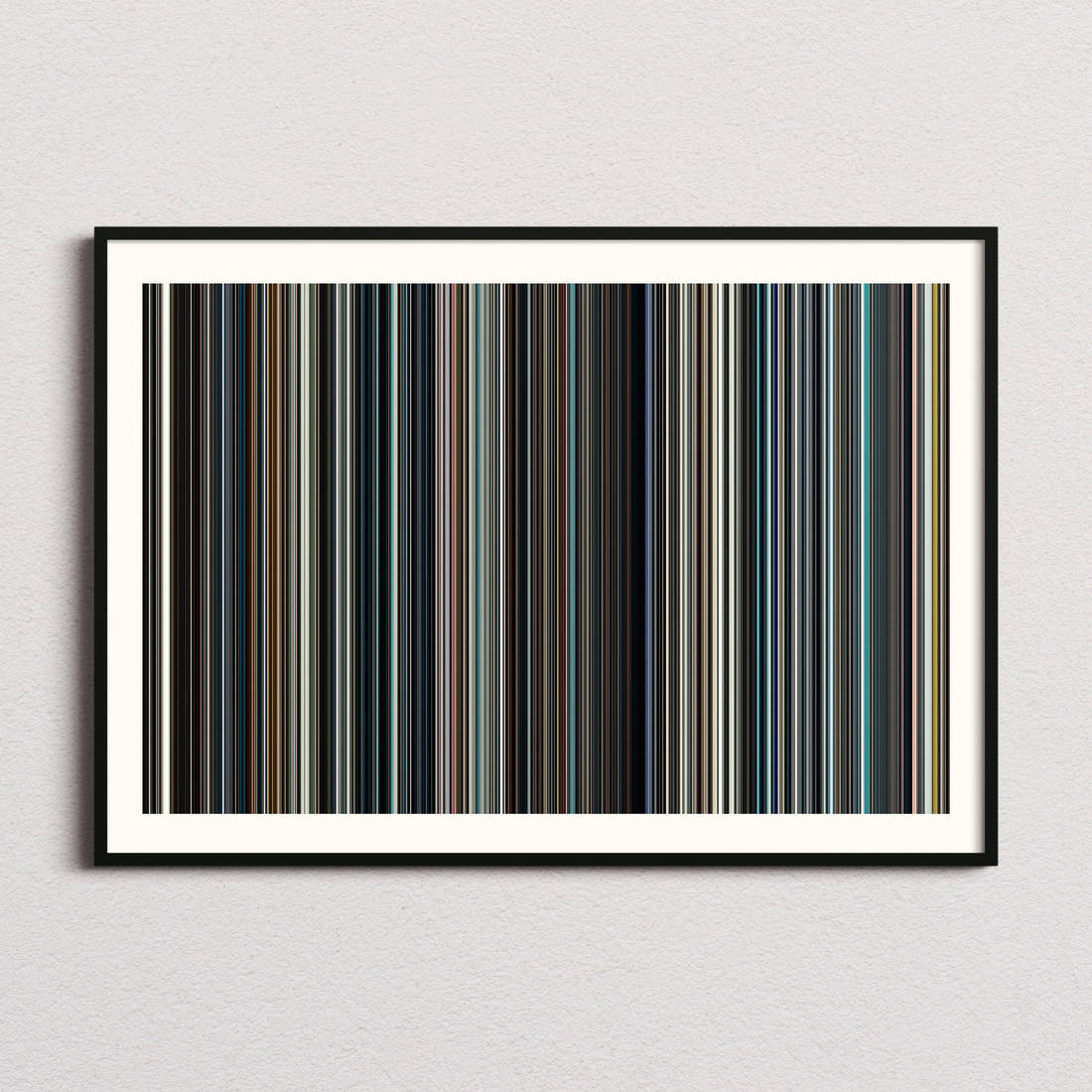 Man of Steel Movie Barcode Poster - Barcode Only