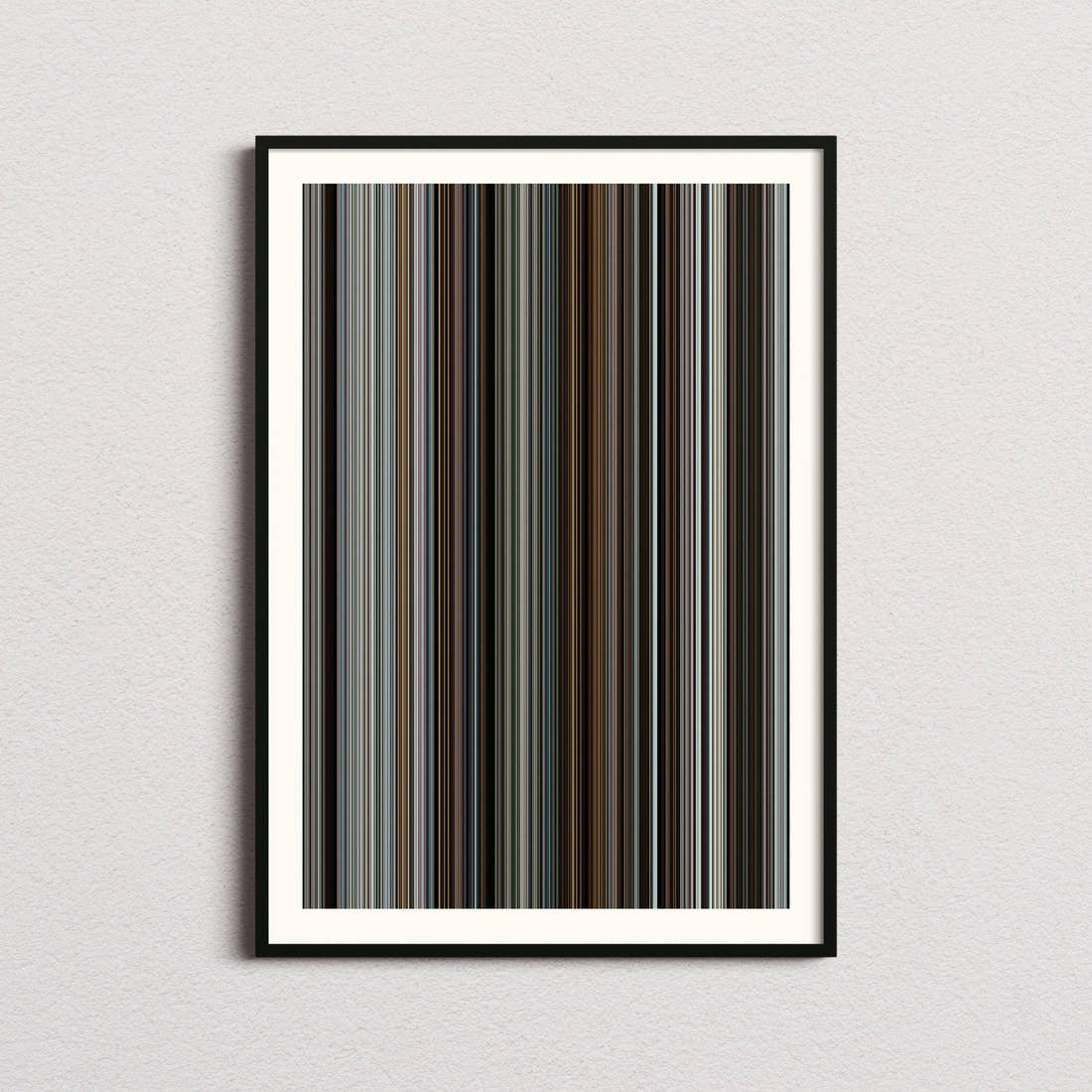 Manchester by the Sea Movie Barcode Poster - Barcode Only