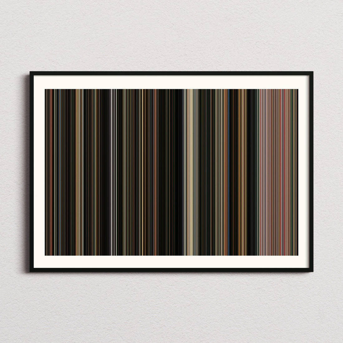 Marty Supreme Movie Barcode Poster - Barcode Only