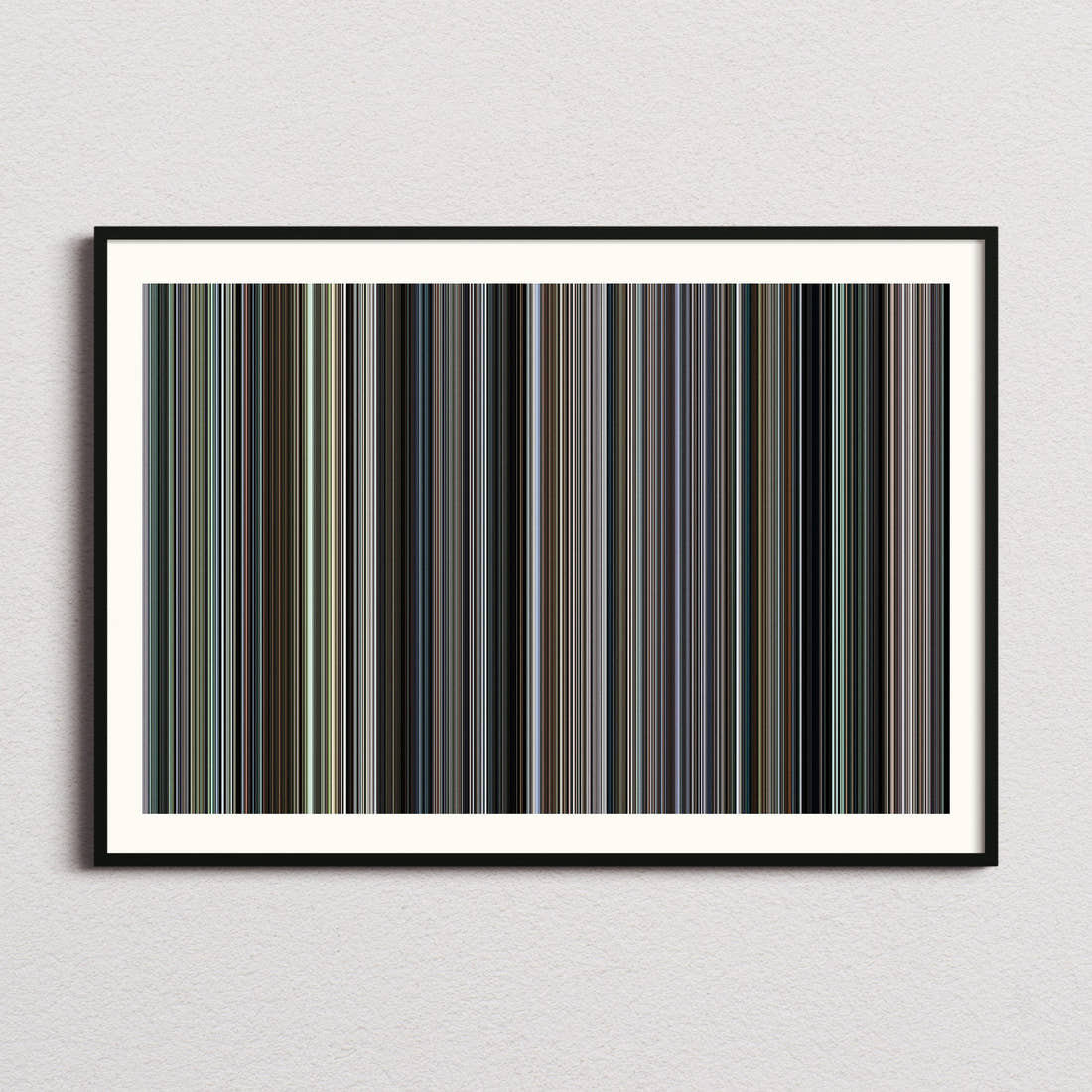 Matchstick Men Movie Barcode Poster - Barcode Only