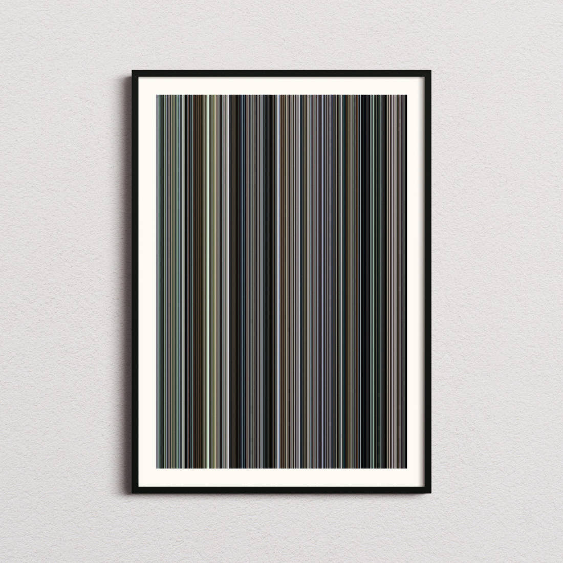 Matchstick Men Movie Barcode Poster - Barcode Only