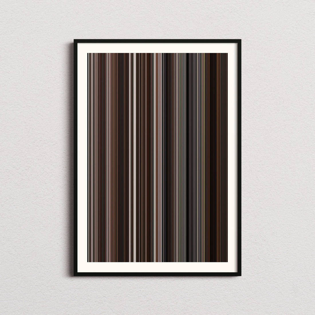Materialists Movie Barcode Poster - Barcode Only