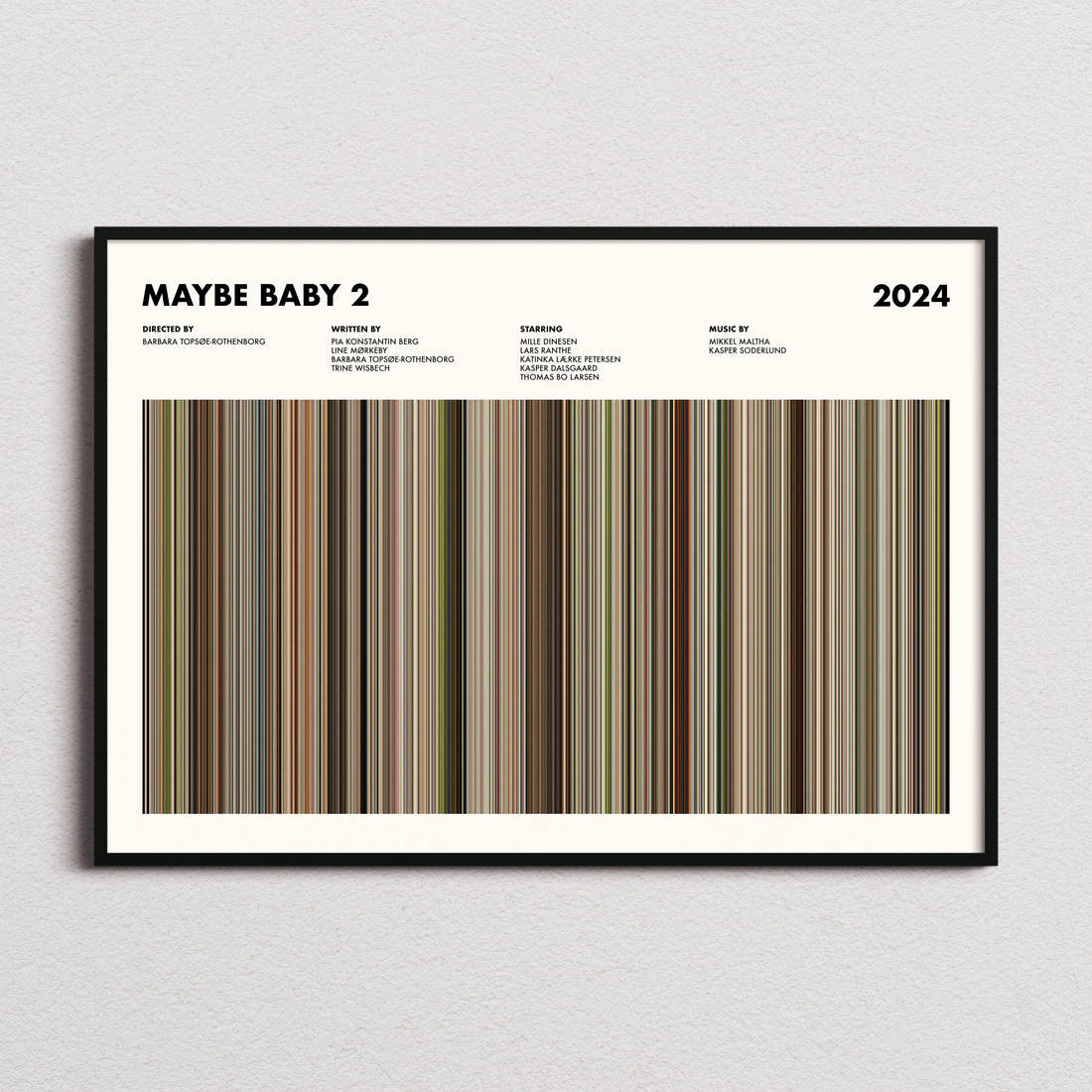 Maybe Baby 2 Movie Barcode Poster