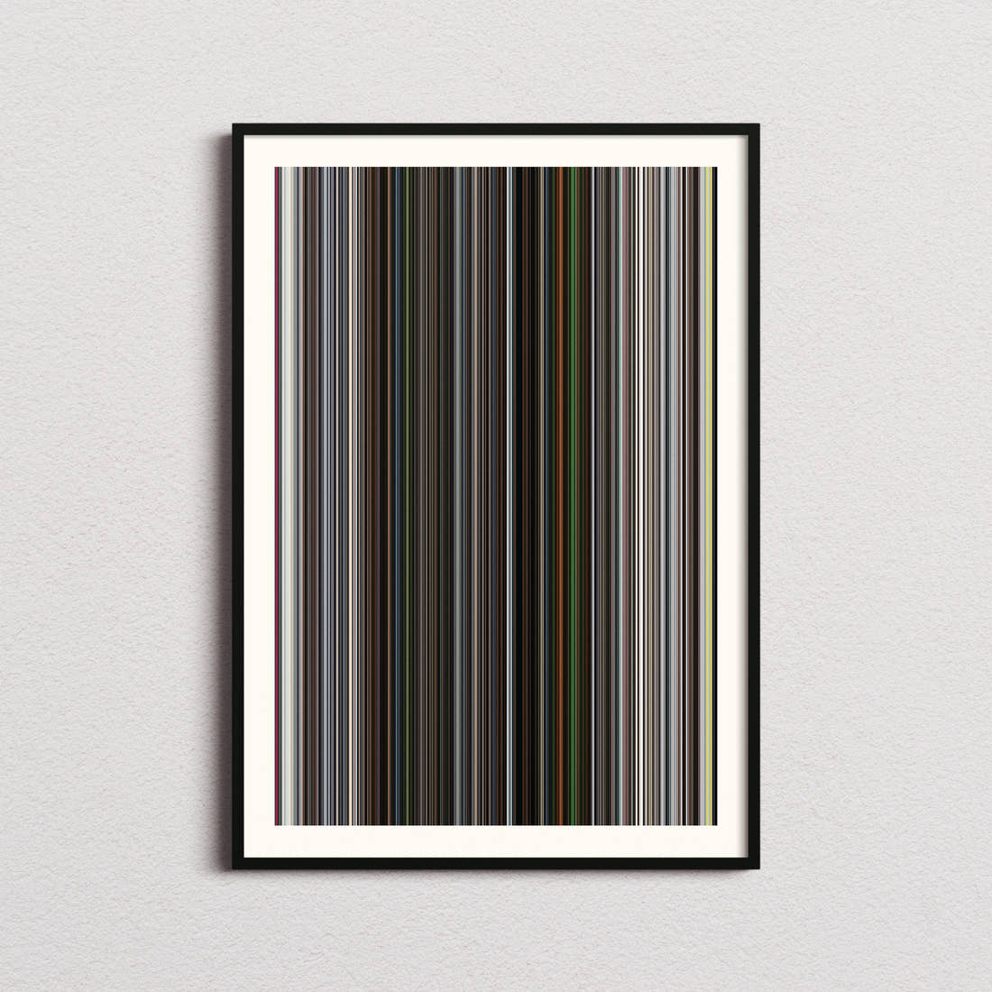 Mayday Movie Barcode Poster - Barcode Only