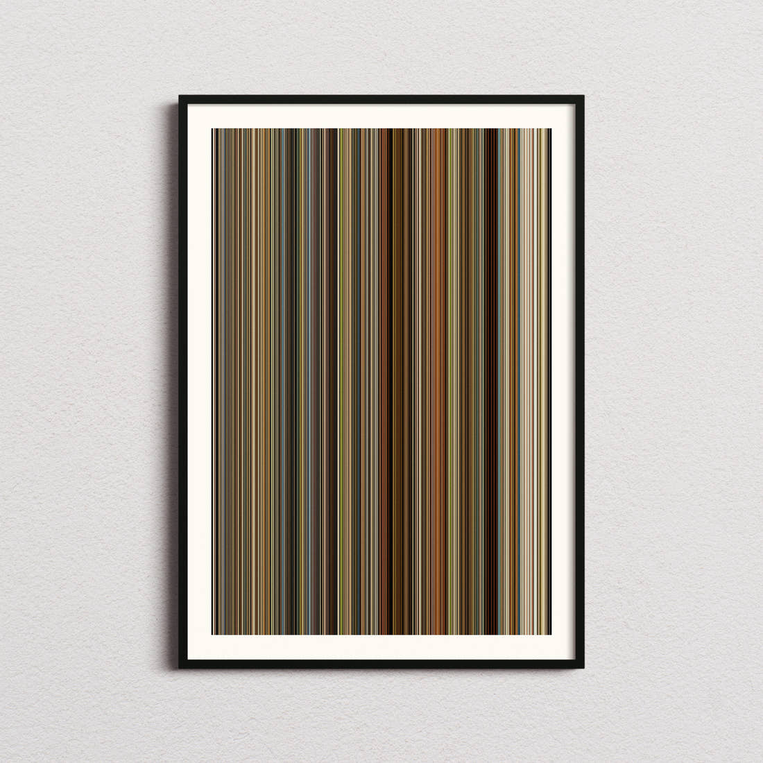 Me Before You Movie Barcode Poster - Barcode Only