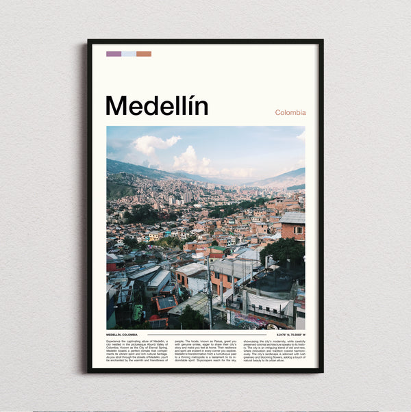 Medellín - City In The Valley - Travel Print